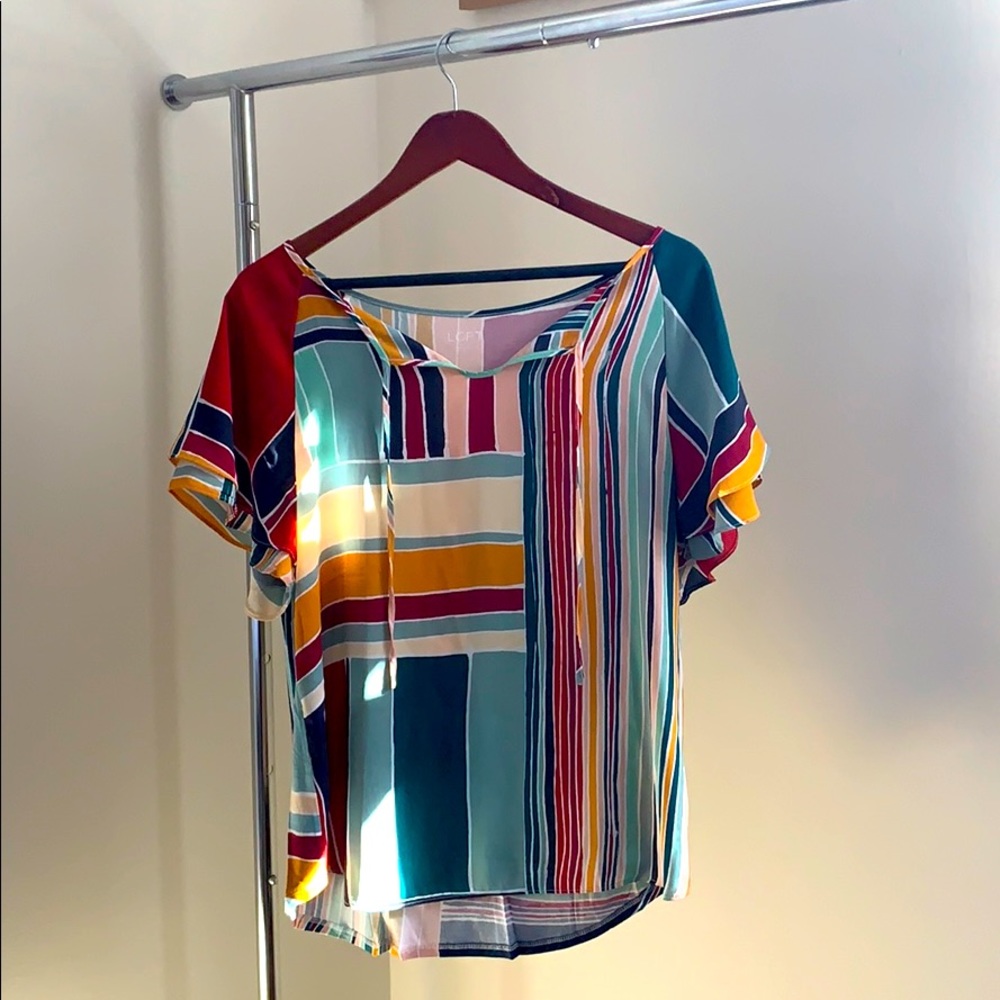 Color Blocked Blouse